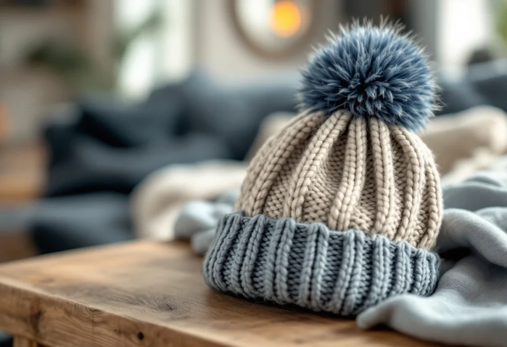 Bonnet à pompon marin : pour une touche cocooning au quotidien