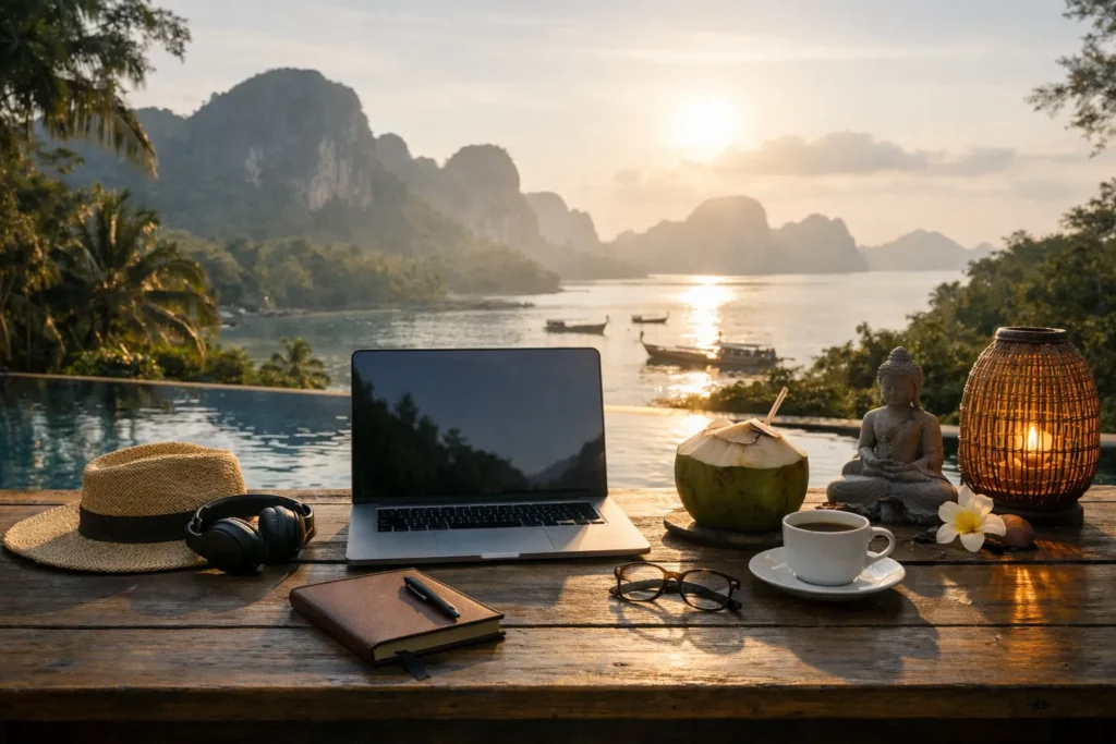 Travailler à distance et profiter de la détente en Thaïlande