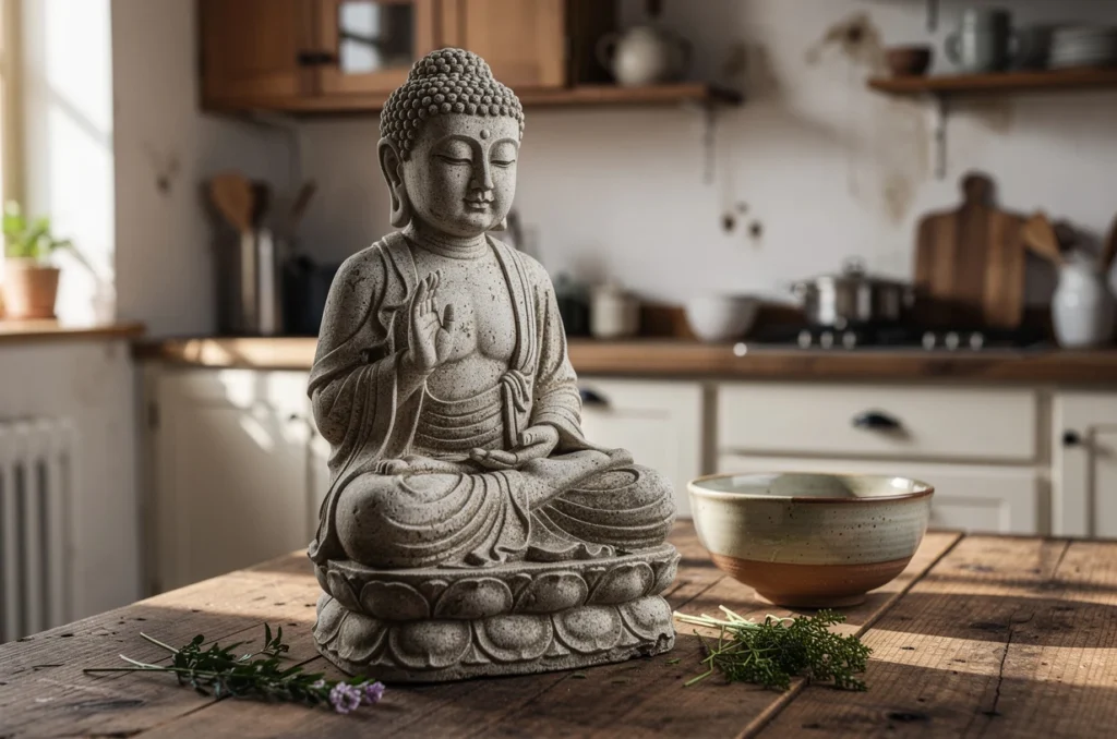 La symbolique d’une statue Bouddha dans la cuisine ou la maison